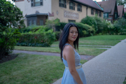 Tiffany in Her Dress Misty Shore