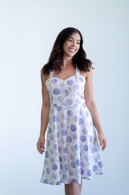 Her Dress in Dusk Petal